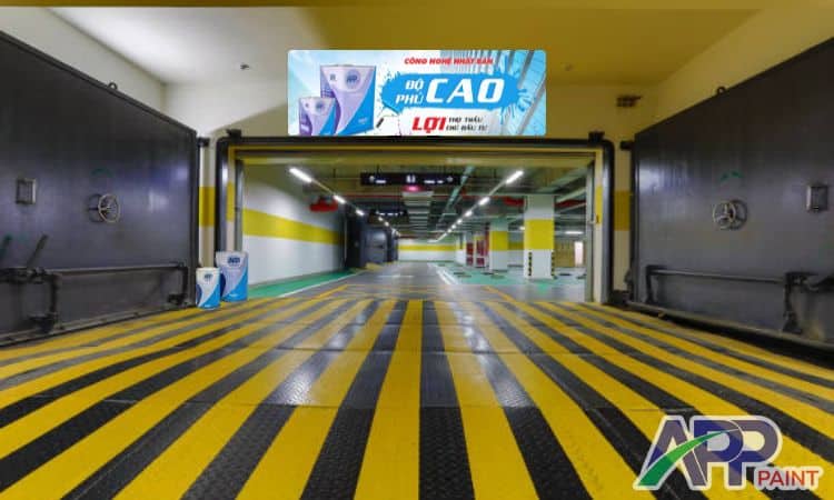 Giới thiệu sơn Epoxy kẻ vạch APP TOP COAT – Công nghệ Nhật Bản