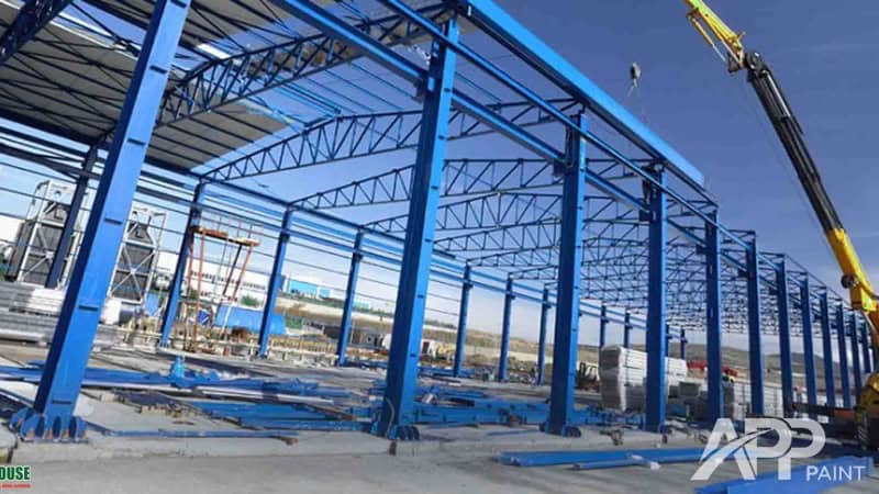 Sơ đồ quy định các thông số kỹ thuật về hiệu suất năng lượng cho lớp vỏ nhà xưởng.