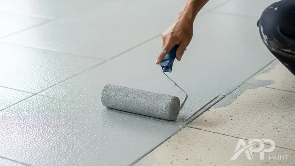 sơn epoxy lên gạch