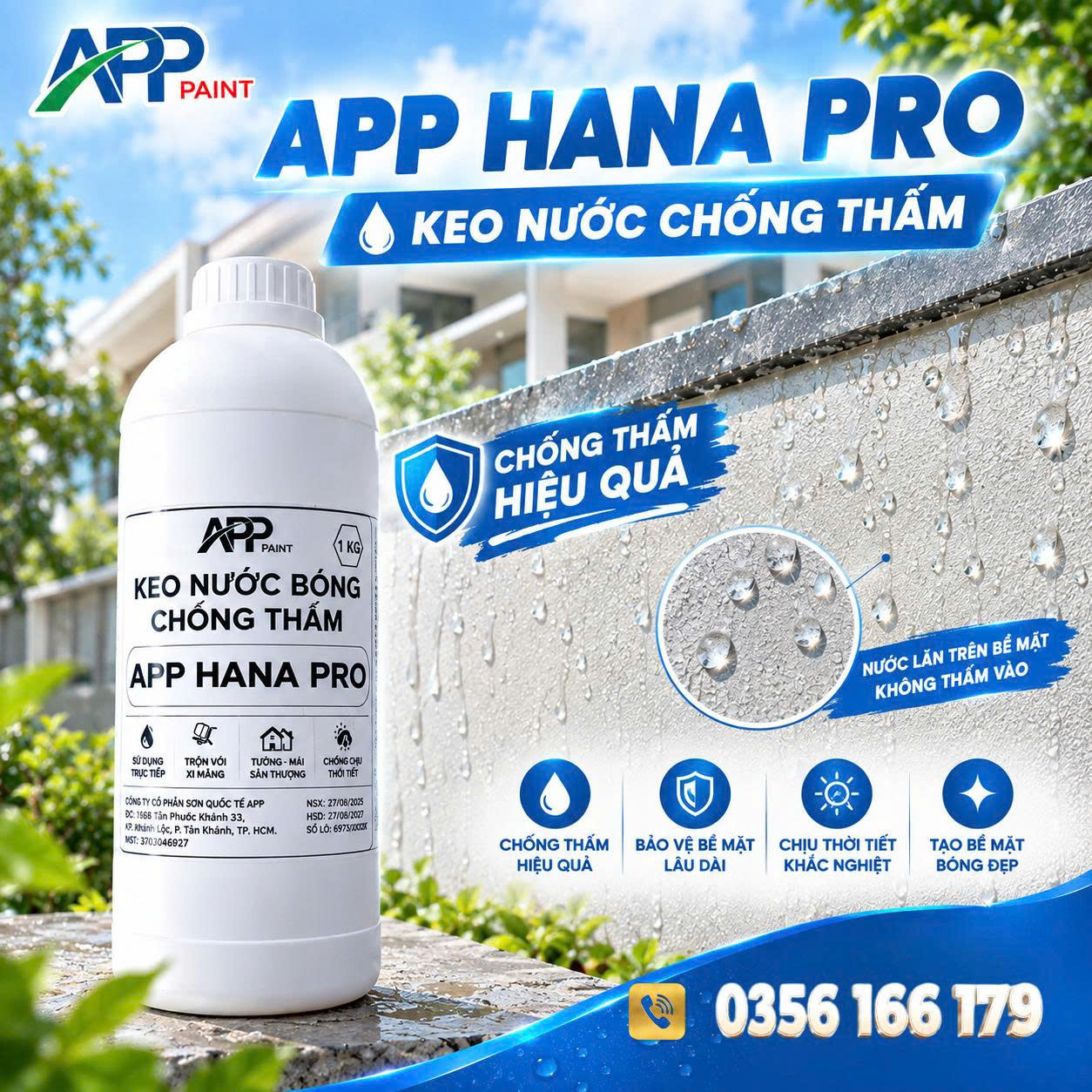 Ứng dụng keo nước chống thấm trong cuộc sống