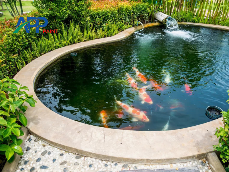 Xử lý hồ cá cũ đã bị thấm hoặc đang có cá